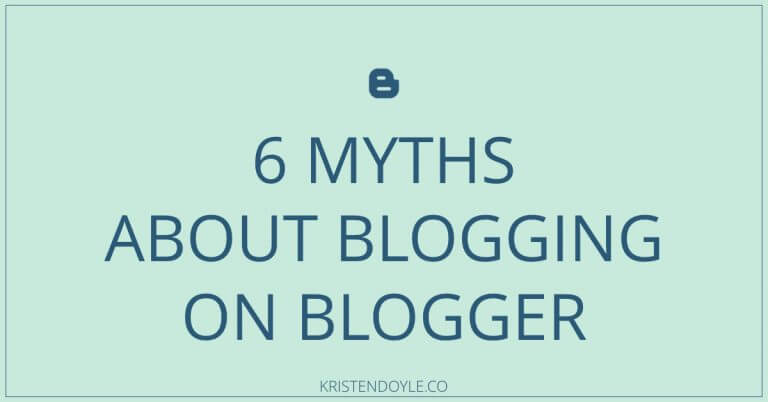 Myths about Blogger