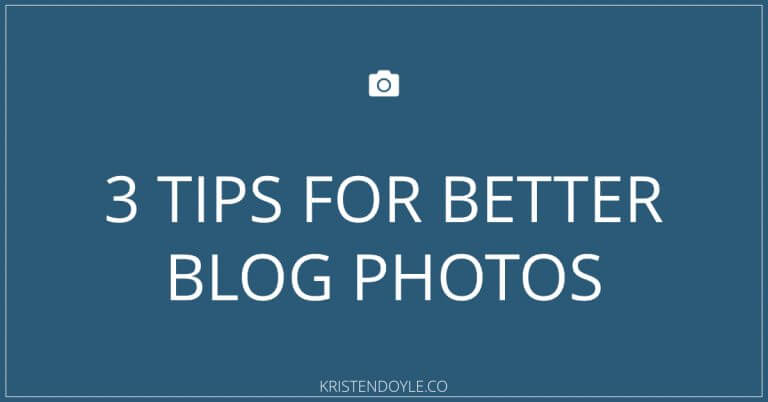 tips for better blog photos